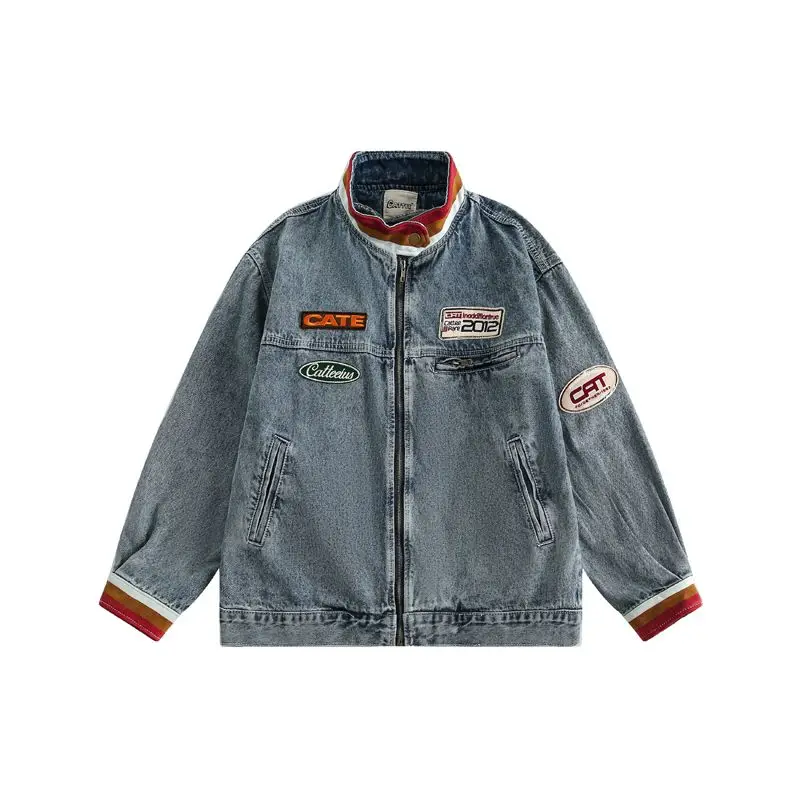 Весенние джинсы с вышивкой в американском стиле, мужские модные свободные джинсы для пар, хай, ретро-джат с воротником-стойкой, хип-хоп, сле
Весенние джинсы с вышивкой в американском стиле, мужские модные свободные джинсы для пар, хай, ретро-джат с воротником-стойкой, хип-хоп, сле