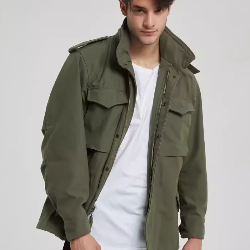 American Retro M65 Trench Coat Outdoor OG107 Field Jacket Men's Workwear Hooded
American Retro M65 Trench Coat Outdoor OG107 Field Jacket Men's Workwear Hooded