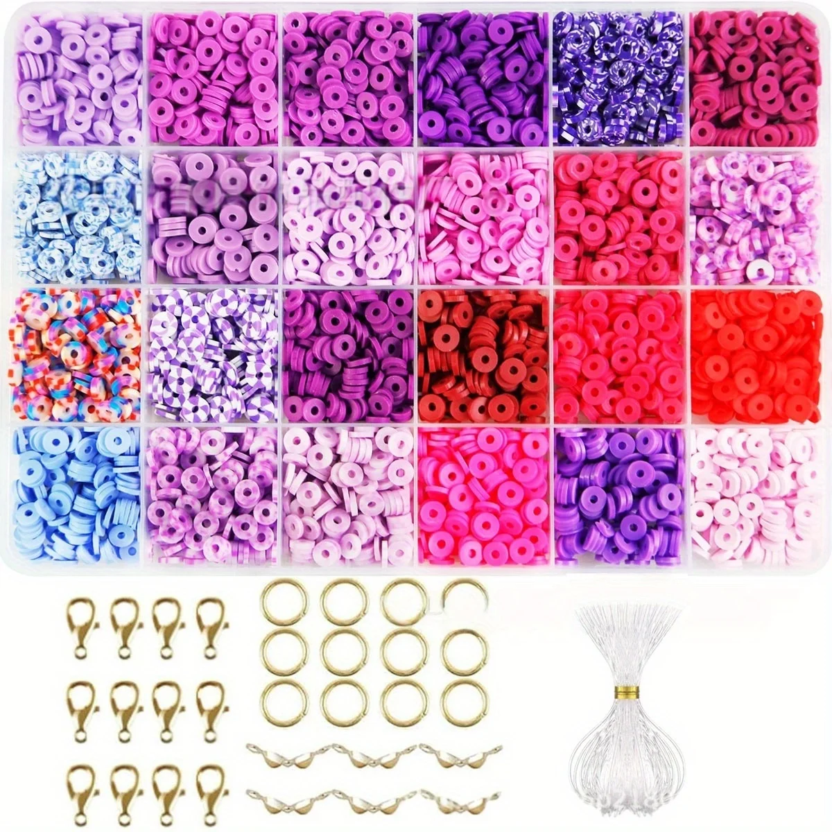 3600pcs lavender and violet soft ceramic sheet set, suitable for bracelets, jewelry, keychain pendants, etc
3600pcs lavender and violet soft ceramic sheet set, suitable for bracelets, jewelry, keychain pendants, etc