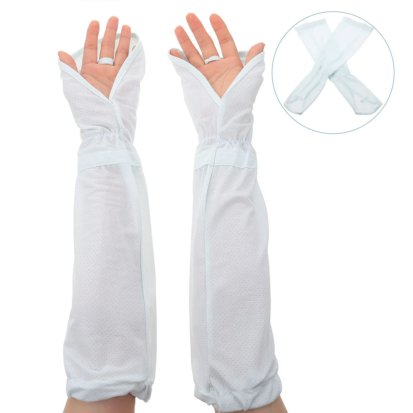 Summer Sun Protection Arm Sleeves Cooling UV Loose Covers Women Blue Ice Silk Driving Sports Anti-Slip Adjustable Lightweight
Summer Sun Protection Arm Sleeves Cooling UV Loose Covers Women Blue Ice Silk Driving Sports Anti-Slip Adjustable Lightweight