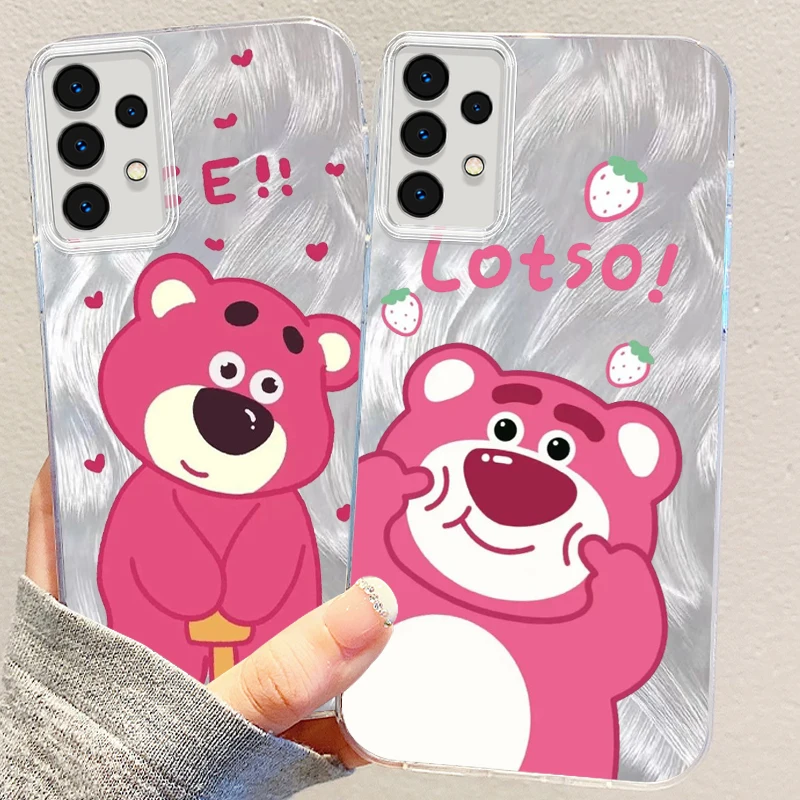 Strawberry Bear Cute Cartoon For Samsung A73 A72 A71 A55 A54 A53 A52 A51 A35 A34 A32 A13 A12 A05 A04 5G Feather Yarn Back
Strawberry Bear Cute Cartoon For Samsung A73 A72 A71 A55 A54 A53 A52 A51 A35 A34 A32 A13 A12 A05 A04 5G Feather Yarn Back