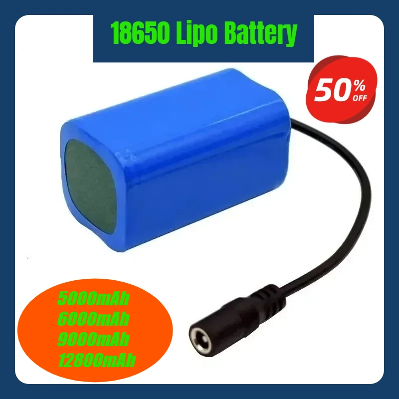 7.4V 12800mah 18650 Lipo Battery for T188 T888 2011-5 Remote Control Fish Finder Fishing Bait Boat Spare Parts
7.4V 12800mah 18650 Lipo Battery for T188 T888 2011-5 Remote Control Fish Finder Fishing Bait Boat Spare Parts
