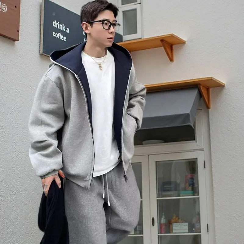 Heavyweight Hoodie Spring Autumn ex Retro American Sle Casual Jaet High Street Color Blo Men's Women's Sweatirt
Heavyweight Hoodie Spring Autumn ex Retro American Sle Casual Jaet High Street Color Blo Men's Women's Sweatirt