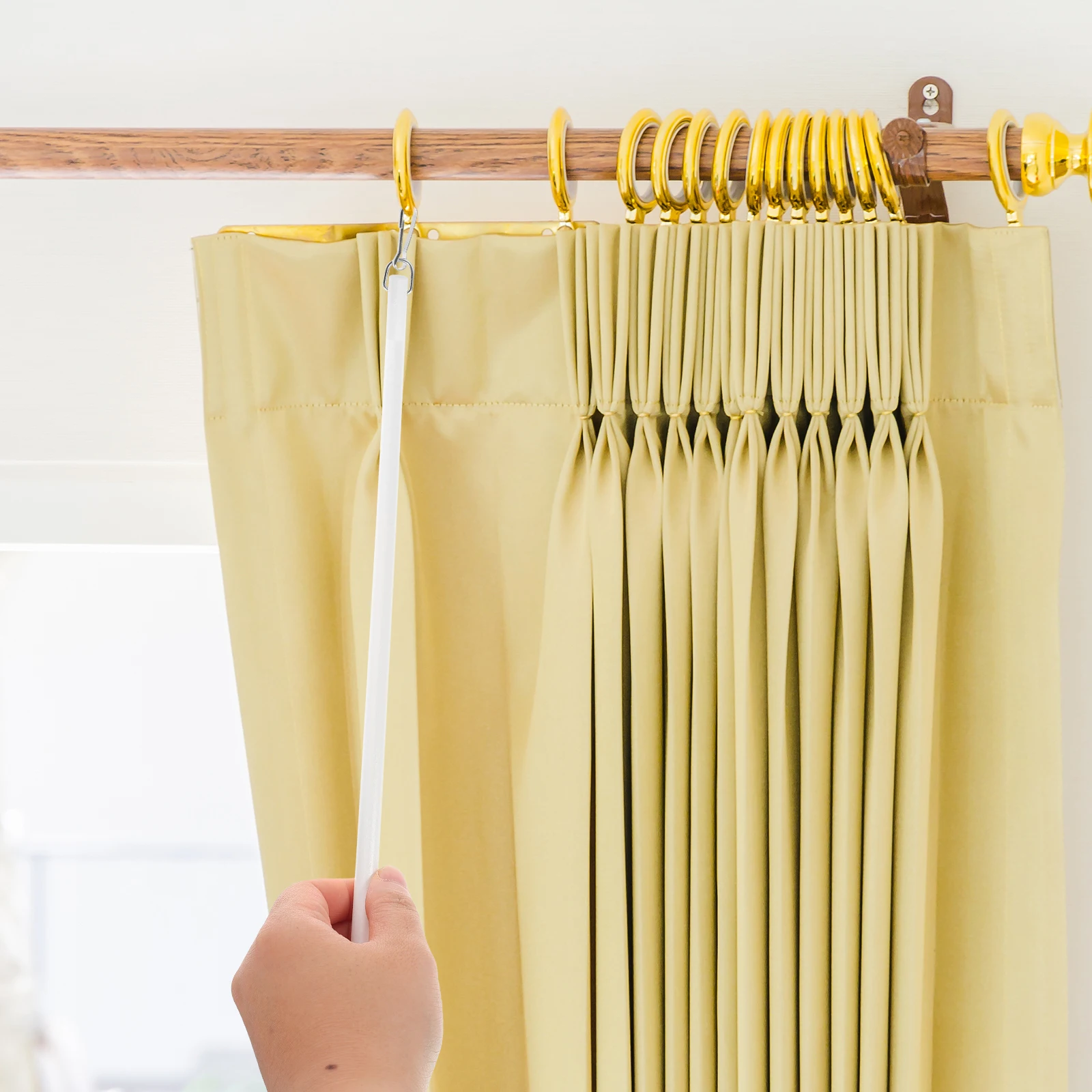 2pcs Curtain Rods 43Cm Acrylic Drapery Hardware Lightweight Universal Blind Pull Wands Replacement For Curtains Tension
2pcs Curtain Rods 43Cm Acrylic Drapery Hardware Lightweight Universal Blind Pull Wands Replacement For Curtains Tension