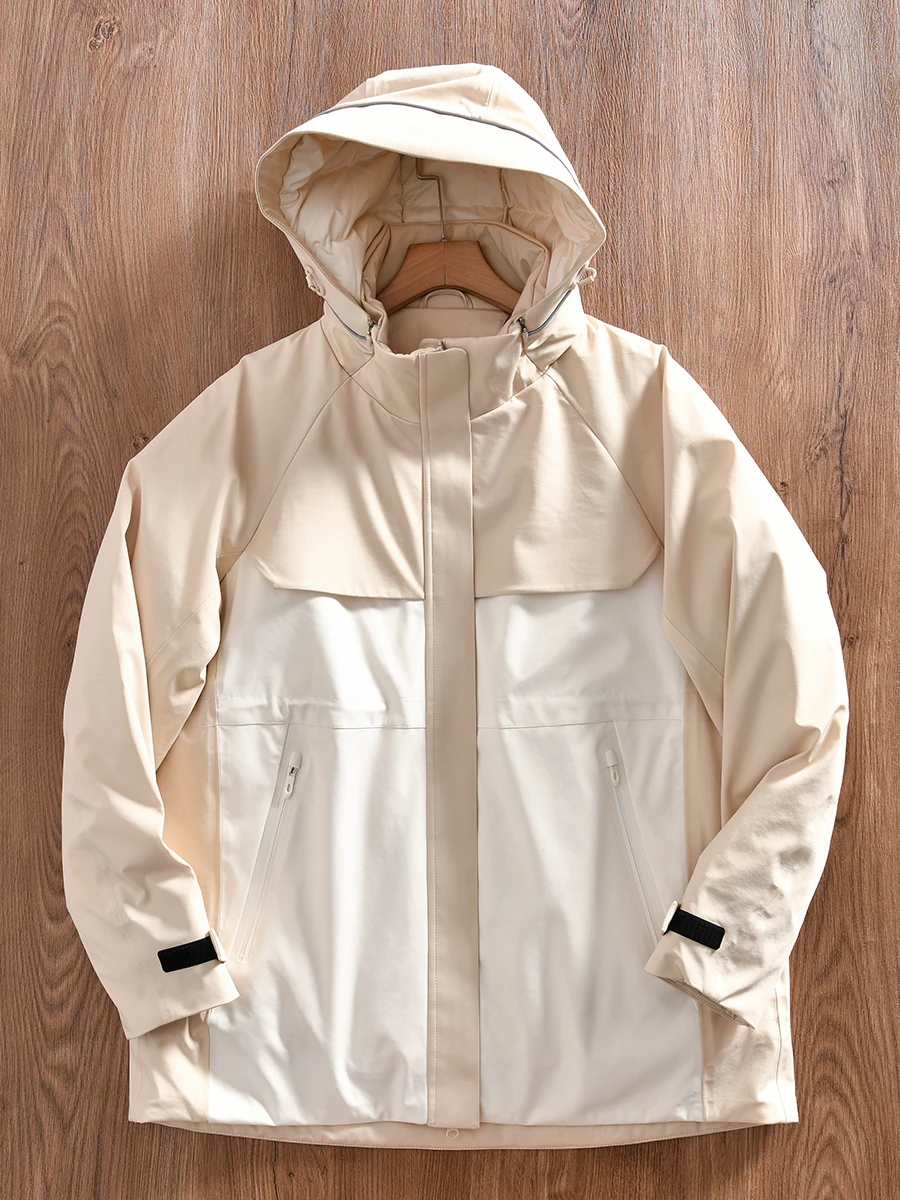 Outdoor Windproof Waterproof Goose down Jacket Hooded Couples Coat Men's Women's Fashion Urban Style Regular Length Thick Warm
Outdoor Windproof Waterproof Goose down Jacket Hooded Couples Coat Men's Women's Fashion Urban Style Regular Length Thick Warm