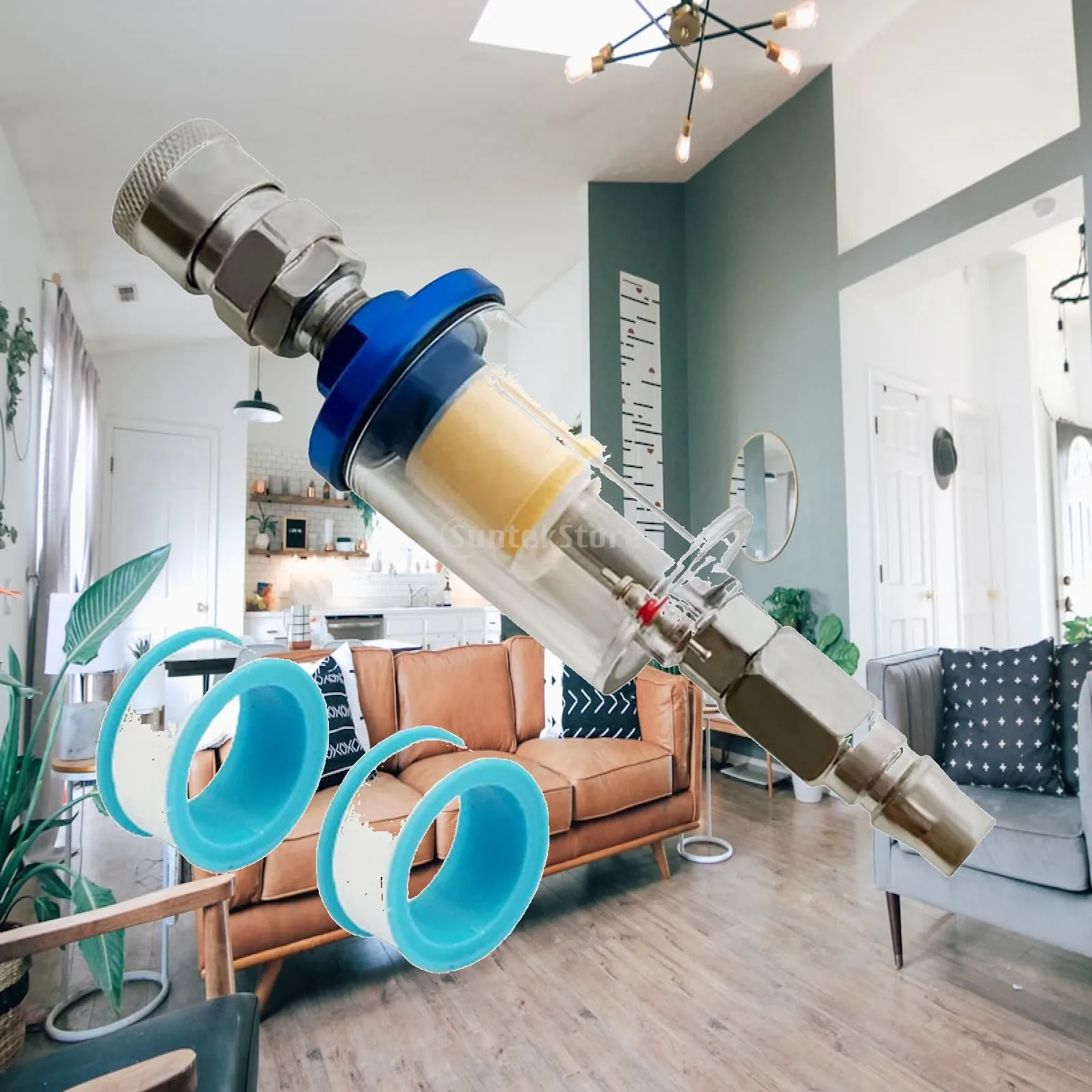 Oil Water Separator Compressed Air Filter for Paint Sprayer 1/4" NPT Male and Female Thread Air Line Compressor Fitting
Oil Water Separator Compressed Air Filter for Paint Sprayer 1/4" NPT Male and Female Thread Air Line Compressor Fitting