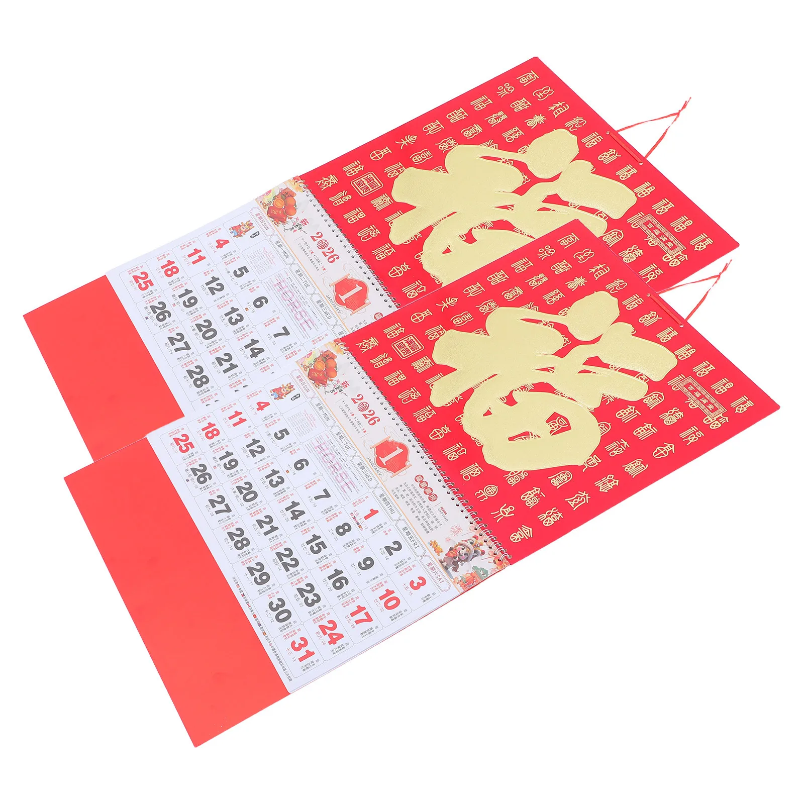2pcs 2026 Wall Year Of The Horse Chinese Zodiac Monthly Lunar Planner Feng Shui Hanging Calendar For Home Office Festival
2pcs 2026 Wall Year Of The Horse Chinese Zodiac Monthly Lunar Planner Feng Shui Hanging Calendar For Home Office Festival