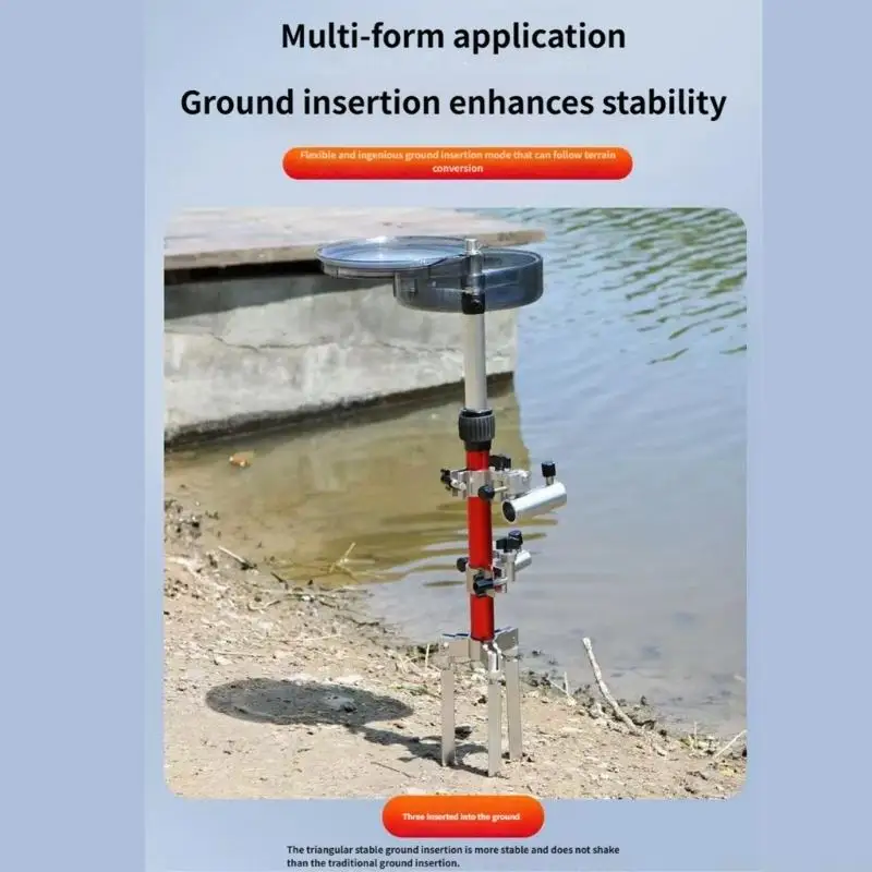 31BE 3 Spikes Support Adjustable Ground Insert Fishing Stand Easily to Install
31BE 3 Spikes Support Adjustable Ground Insert Fishing Stand Easily to Install