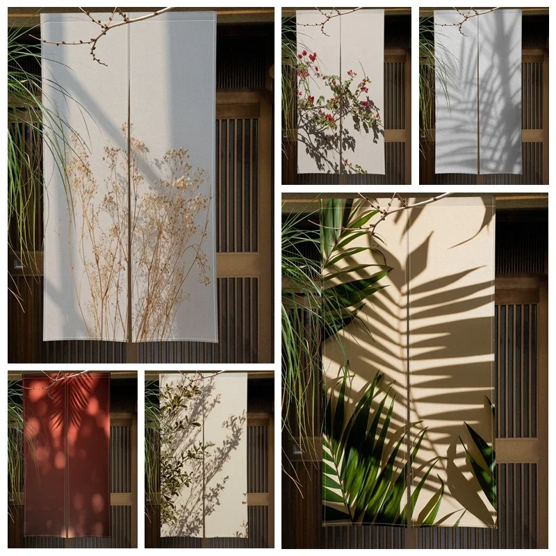 Green Leaves Shadow Door Curtain Dining Kitchen Art Door Curtain Japan Partition Curtain Drape Entrance Hanging Half-Curtains
Green Leaves Shadow Door Curtain Dining Kitchen Art Door Curtain Japan Partition Curtain Drape Entrance Hanging Half-Curtains