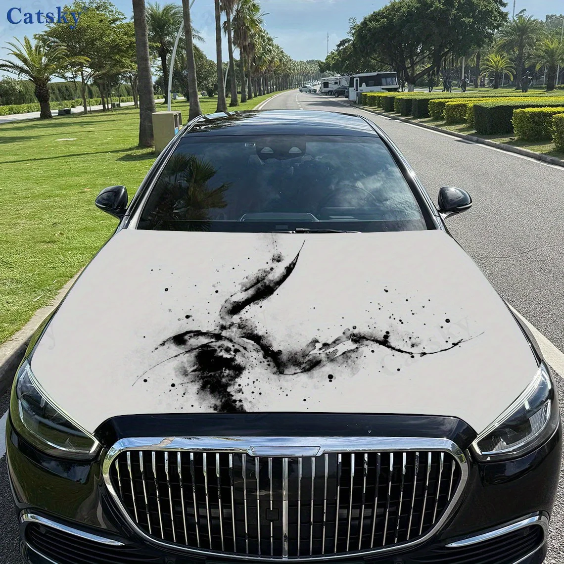 Elegant Electric Ink Pattern Car hood decals, car cover decorative stickers, and vinyl wraps for cars, SUVs and trucks. Self-adh
Elegant Electric Ink Pattern Car hood decals, car cover decorative stickers, and vinyl wraps for cars, SUVs and trucks. Self-adh