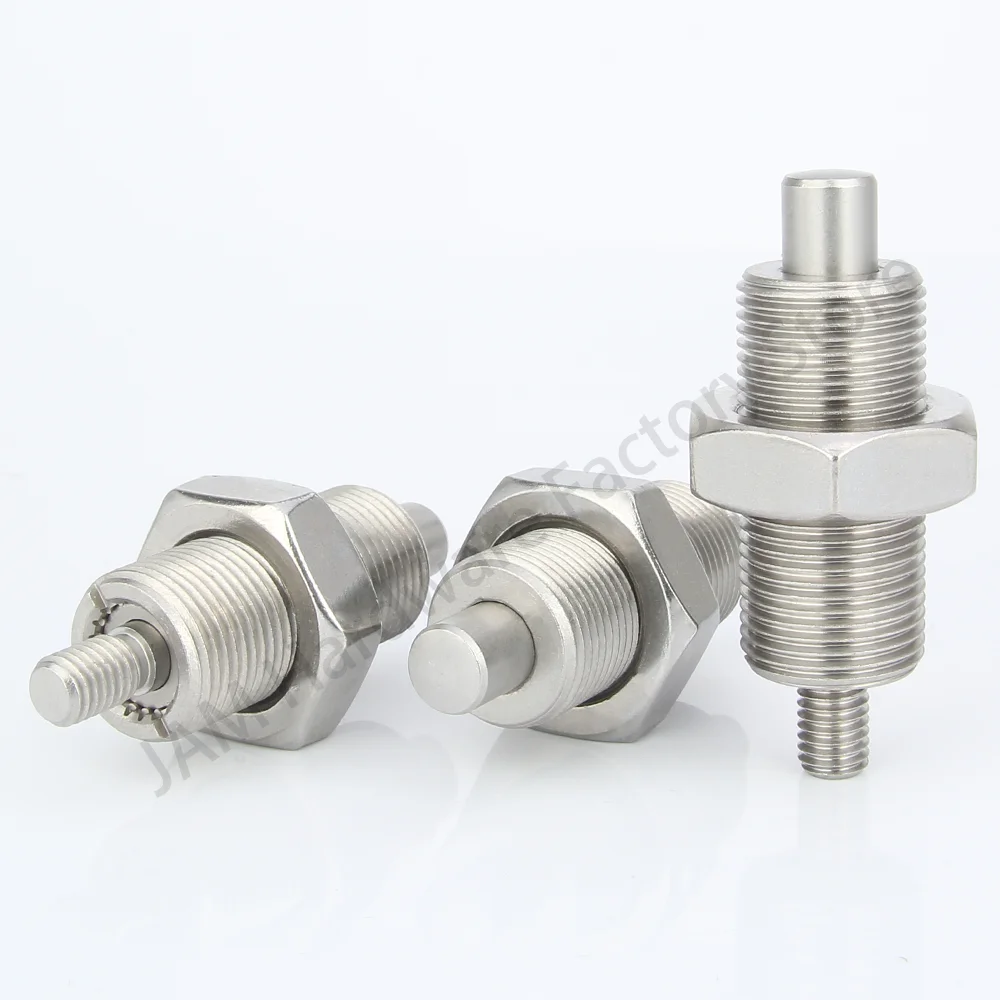 Factory Outlet index plunger m12 MJ222 Stainless/Carbon Steel metal pins Indexing Plungers Index Bolt Without Knob
Factory Outlet index plunger m12 MJ222 Stainless/Carbon Steel metal pins Indexing Plungers Index Bolt Without Knob
