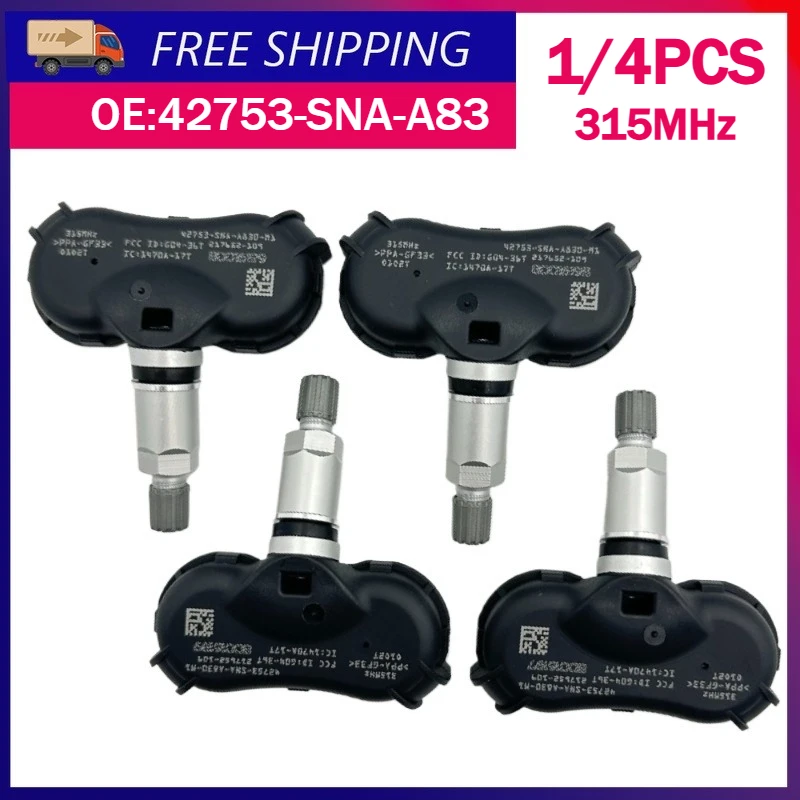 Датчик давления в шинах 42753-SNA-A83 для Acura CSX, Honda Odyssey, Insight, Fit, Element, Civic, 315 МГц, 42753-SNA-A830-M1 TPMS (1/4 шт.)
Датчик давления в шинах 42753-SNA-A83 для Acura CSX, Honda Odyssey, Insight, Fit, Element, Civic, 315 МГц, 42753-SNA-A830-M1 TPMS (1/4 шт.)