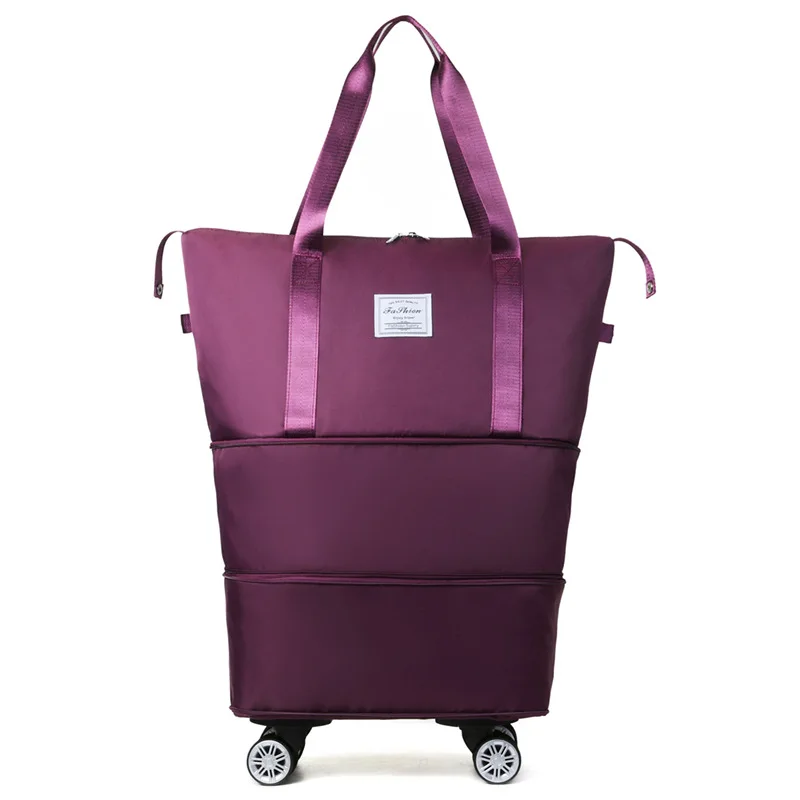 Oxford Fabric Travel Bag with Wheels Expandable Universal Wheels Storage Bag Maternity Bag for Traveling And Camping
Oxford Fabric Travel Bag with Wheels Expandable Universal Wheels Storage Bag Maternity Bag for Traveling And Camping
