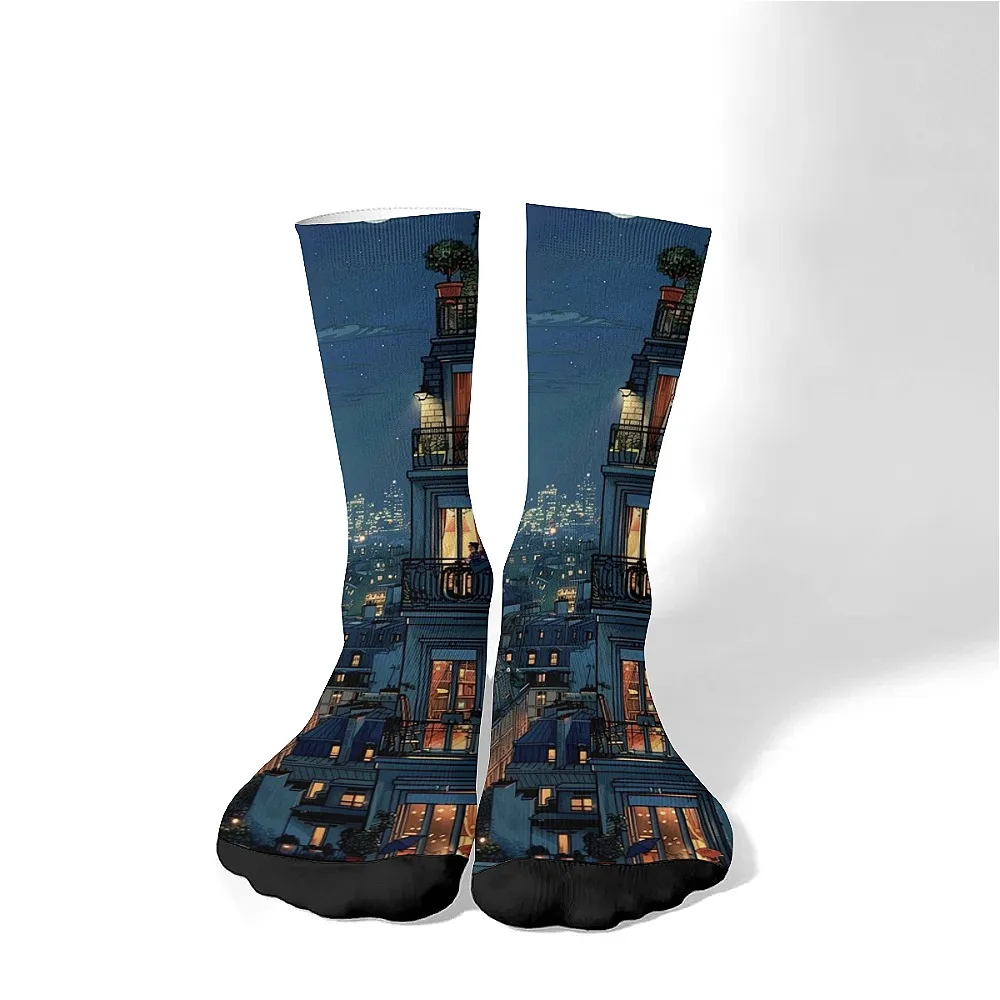 Men's mid-tube socks crew socks, soft comfort socks, different night art retro style, suitable for casual wear, travel, outdoor.
Men's mid-tube socks crew socks, soft comfort socks, different night art retro style, suitable for casual wear, travel, outdoor.