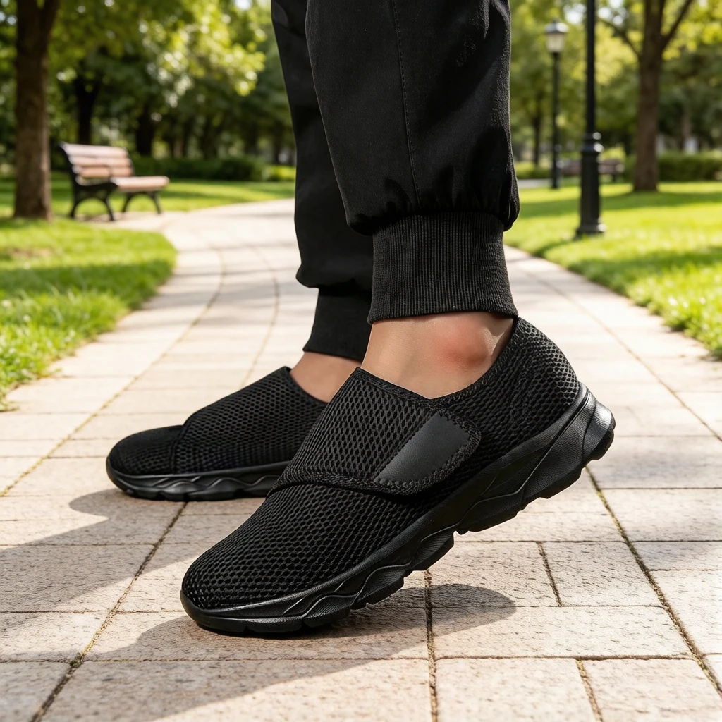Top Mesh Slip On Sneakers Breathable Lightweight Walking Shoes Casual Comfortable Flats Black White Platform Sole
Top Mesh Slip On Sneakers Breathable Lightweight Walking Shoes Casual Comfortable Flats Black White Platform Sole
