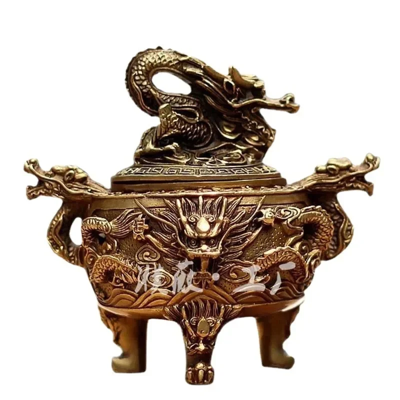 Курильница Qianlong Imperial из чистой меди, антикварные украшения, пластина дракон, новая коллекция бронзы, сандаловое дерево, украшения для дома
Курильница Qianlong Imperial из чистой меди, антикварные украшения, пластина дракон, новая коллекция бронзы, сандаловое дерево, украшения для дома