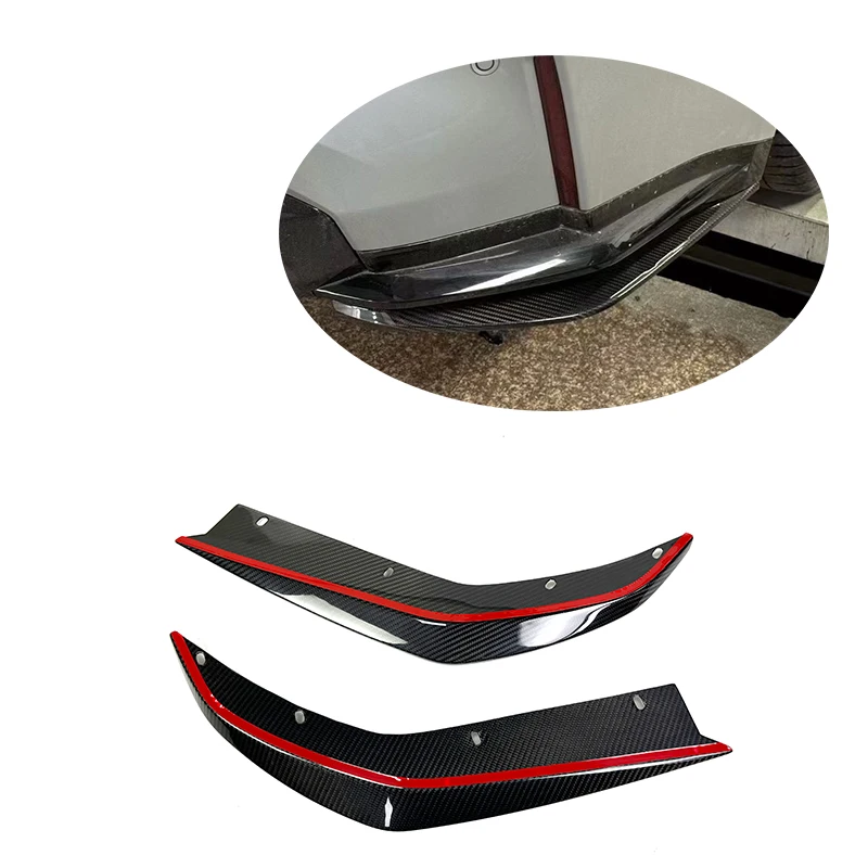 G80 M3 MH Style Pre Preg Dry Carbon Fiber Rear Side Splitter for BMW Rear Bumper Low Extension 2021+
G80 M3 MH Style Pre Preg Dry Carbon Fiber Rear Side Splitter for BMW Rear Bumper Low Extension 2021+