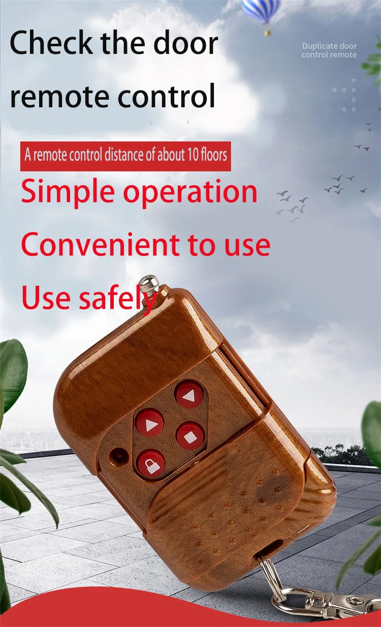 433M durable, portable and exquisite remote control code checking and copying device in peach wood color
433M durable, portable and exquisite remote control code checking and copying device in peach wood color