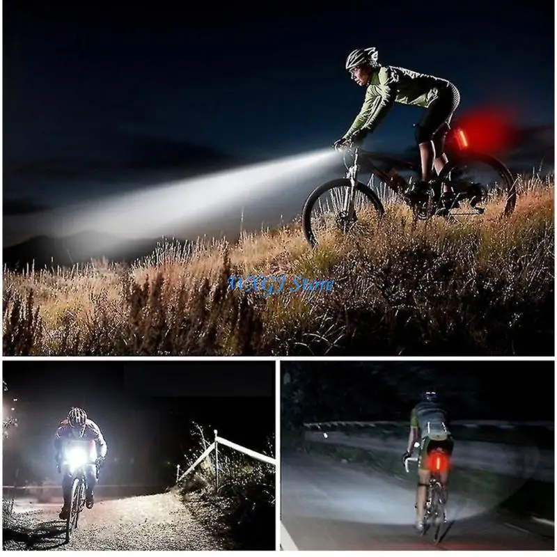 37JE Front Light High Brightness Wide USB Rechargeable Bike Lights Bike Headlight Waterproof Bike Flashlight 3 Modes
37JE Front Light High Brightness Wide USB Rechargeable Bike Lights Bike Headlight Waterproof Bike Flashlight 3 Modes