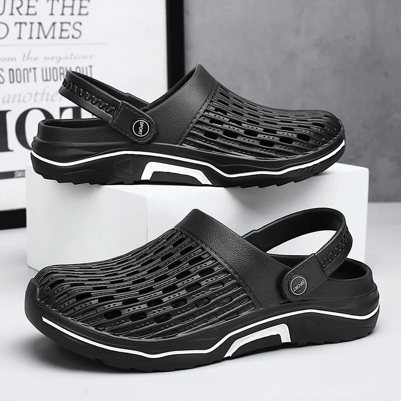Slippers Men's Summer Fashion Men's Driving Hole Sandals Outdoor Wear Garden Shoes Antiskid Beach Sandals
Slippers Men's Summer Fashion Men's Driving Hole Sandals Outdoor Wear Garden Shoes Antiskid Beach Sandals