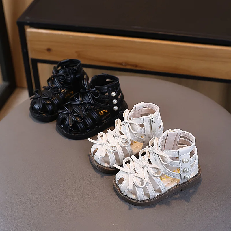 2026 Summer New Korean Style Girls High-top Roman Sandals Infant Toddler Walking Princess Shoes
2026 Summer New Korean Style Girls High-top Roman Sandals Infant Toddler Walking Princess Shoes