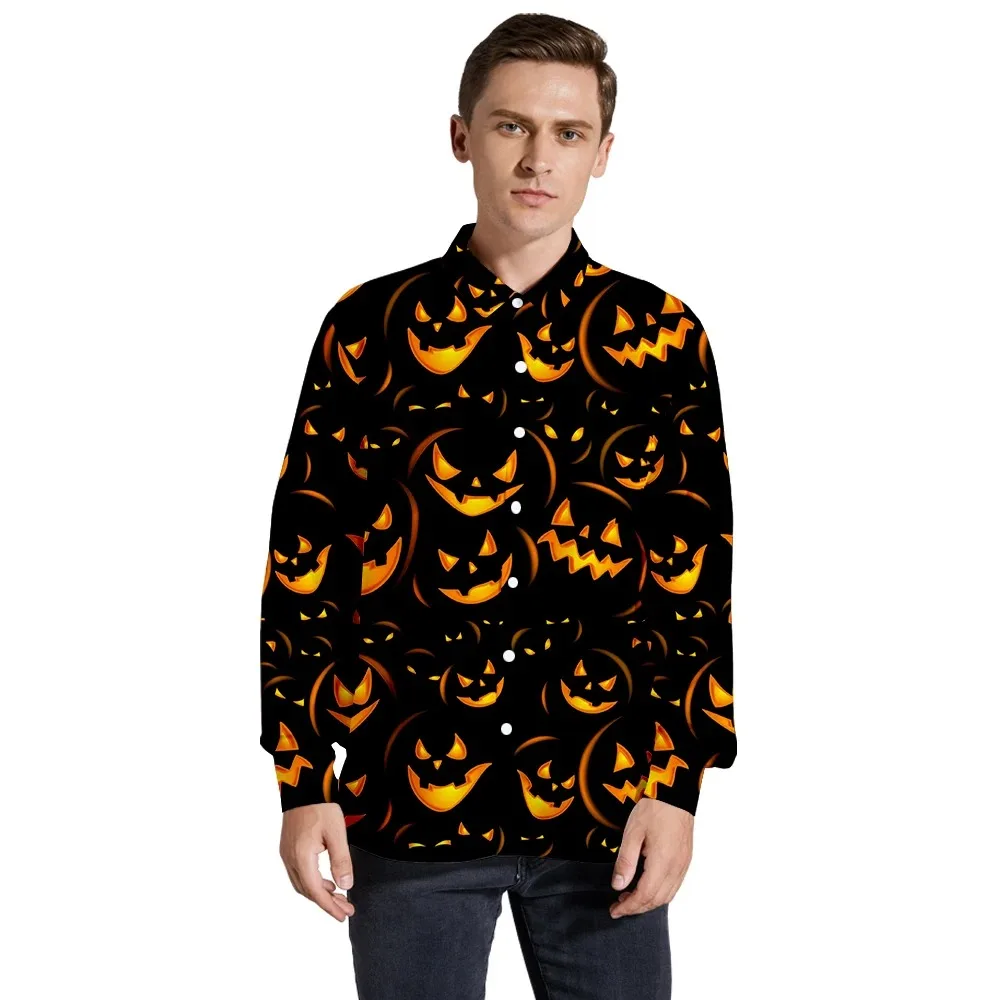 Spring Men's Halloween Long Sleeve Shirts Autumn Korean Shirt Fashion Casual Men Shirts Oversize Shirt Printed Clothing
Spring Men's Halloween Long Sleeve Shirts Autumn Korean Shirt Fashion Casual Men Shirts Oversize Shirt Printed Clothing