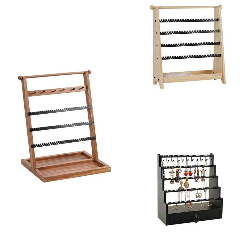 ABP-Wooden Jewelry Rack 5-Story Tower Display Jewelry Rack Removable Earrings Necklaces Rings Jewelry Stand
ABP-Wooden Jewelry Rack 5-Story Tower Display Jewelry Rack Removable Earrings Necklaces Rings Jewelry Stand