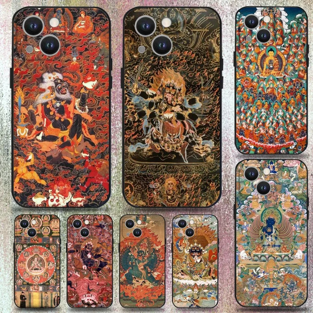 Chinese Style Thangka Phone Case For iPhone 16,15,14,13,12,11 Plus,Pro Max,XS,X,XR,SE,Mini,8,7,Soft Silicone Black Cover
Chinese Style Thangka Phone Case For iPhone 16,15,14,13,12,11 Plus,Pro Max,XS,X,XR,SE,Mini,8,7,Soft Silicone Black Cover