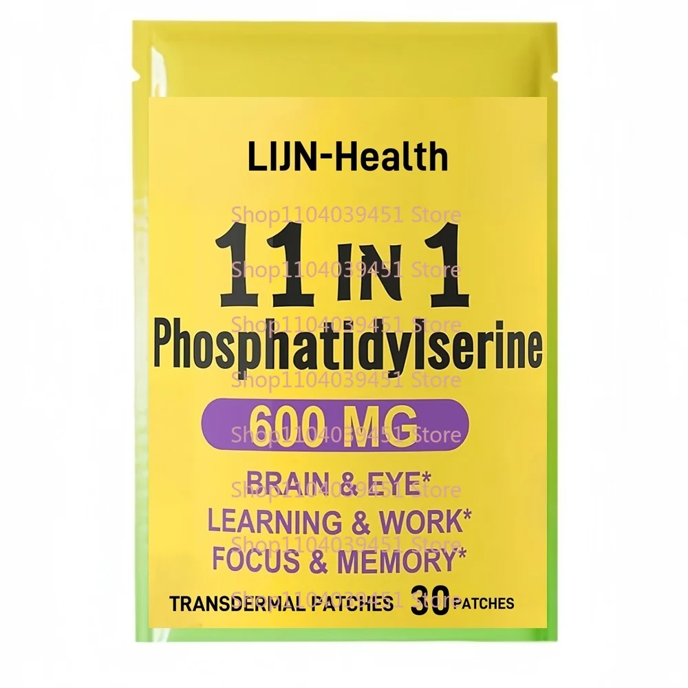30 Patches Phosphatidylserine Transdermal Patches with B6 & B12, Bacopa Monnieri for Memory, Cognitive, Focus Concentration
30 Patches Phosphatidylserine Transdermal Patches with B6 & B12, Bacopa Monnieri for Memory, Cognitive, Focus Concentration