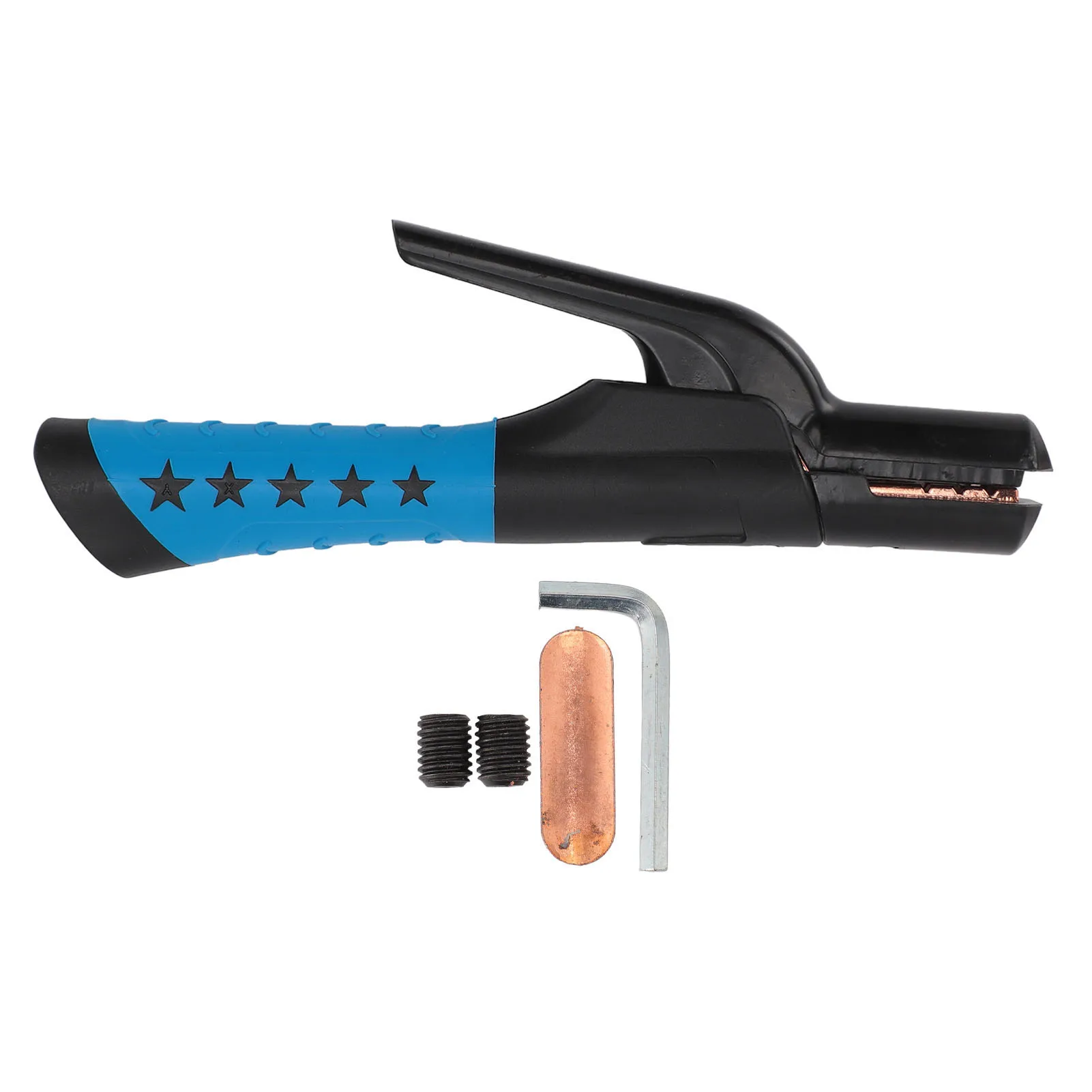 Jaw Holding Plier Welding Electrode Holder 500A Euro Heavy Duty Electrode Clamp for 6.3‑10.0mm Diameter Electrodes
Jaw Holding Plier Welding Electrode Holder 500A Euro Heavy Duty Electrode Clamp for 6.3‑10.0mm Diameter Electrodes