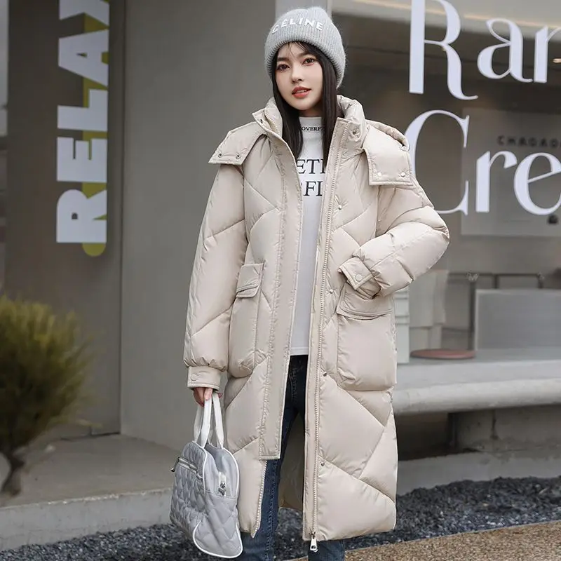 Winter Jacket 2023 New Women Parka Clothes Long Coat Wool Liner Jacket Collar Thick Warm Snow Wear Padded Outerwear
Winter Jacket 2023 New Women Parka Clothes Long Coat Wool Liner Jacket Collar Thick Warm Snow Wear Padded Outerwear
