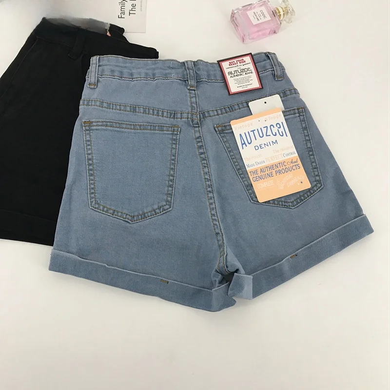 High Waist Denim orts Women's Summer New Sle Korean Version Elastic Slimming Roll up Hot Pants Trendy Cotton Stretch...
High Waist Denim orts Women's Summer New Sle Korean Version Elastic Slimming Roll up Hot Pants Trendy Cotton Stretch...