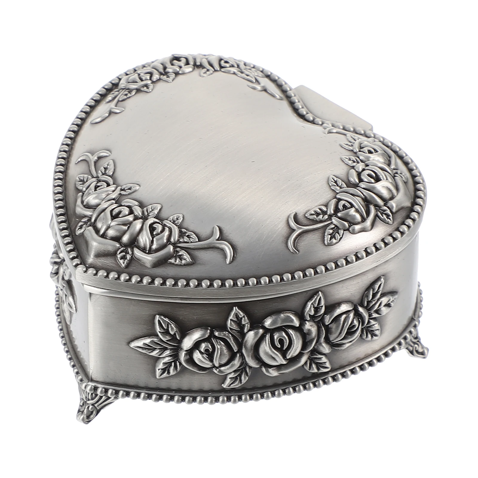 Heart Shaped Zinc Alloy Jewelry Box Large Capacity Retro Style Storage Container Portable Travel Suitable Home Decor
Heart Shaped Zinc Alloy Jewelry Box Large Capacity Retro Style Storage Container Portable Travel Suitable Home Decor