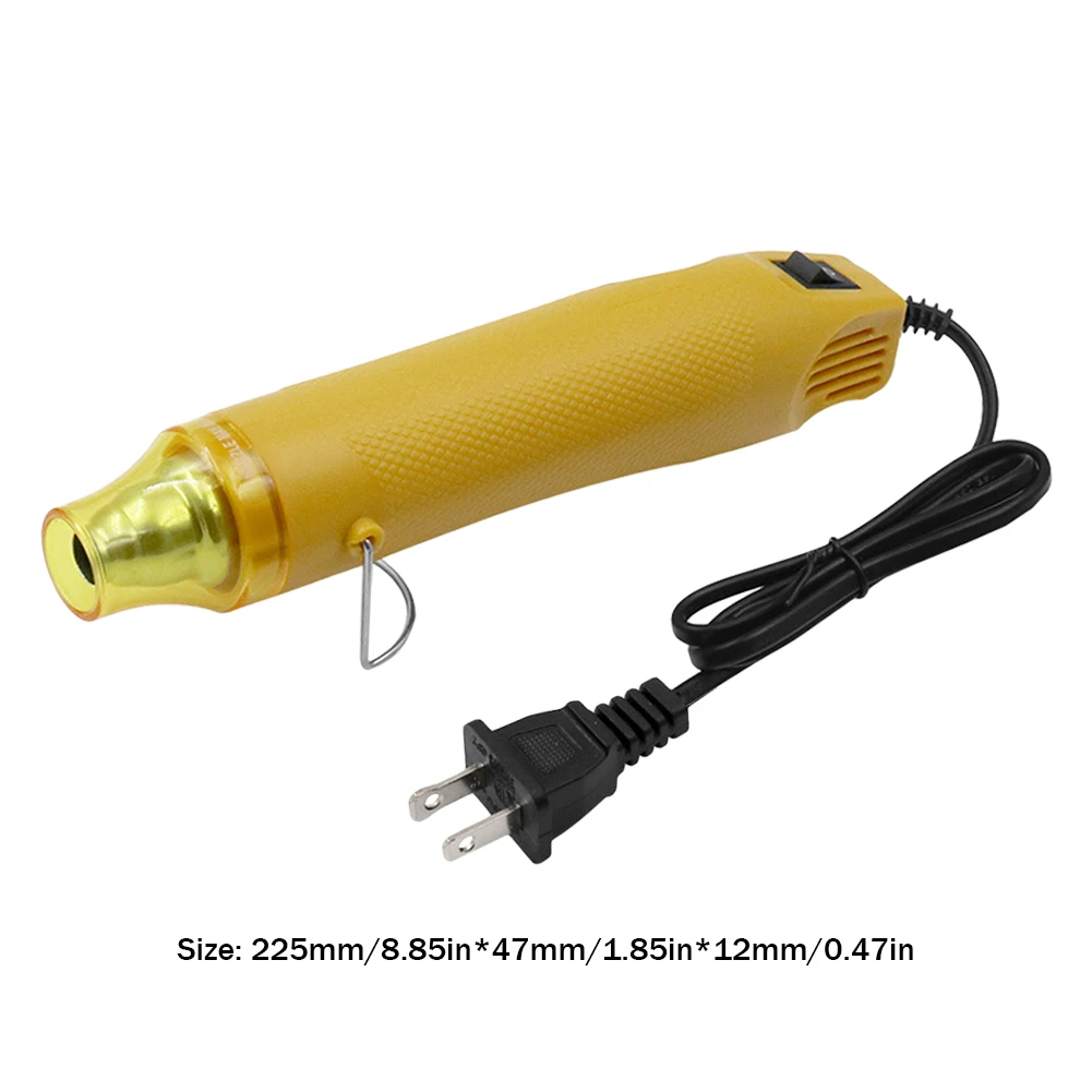 300W Mini Handheld Heat Gun US Plug Electric Heat Gun 1m Long Cable 110V Tiny Hot Air Gun Kit for DIY Shrink Tubing Rubber Stamp
300W Mini Handheld Heat Gun US Plug Electric Heat Gun 1m Long Cable 110V Tiny Hot Air Gun Kit for DIY Shrink Tubing Rubber Stamp