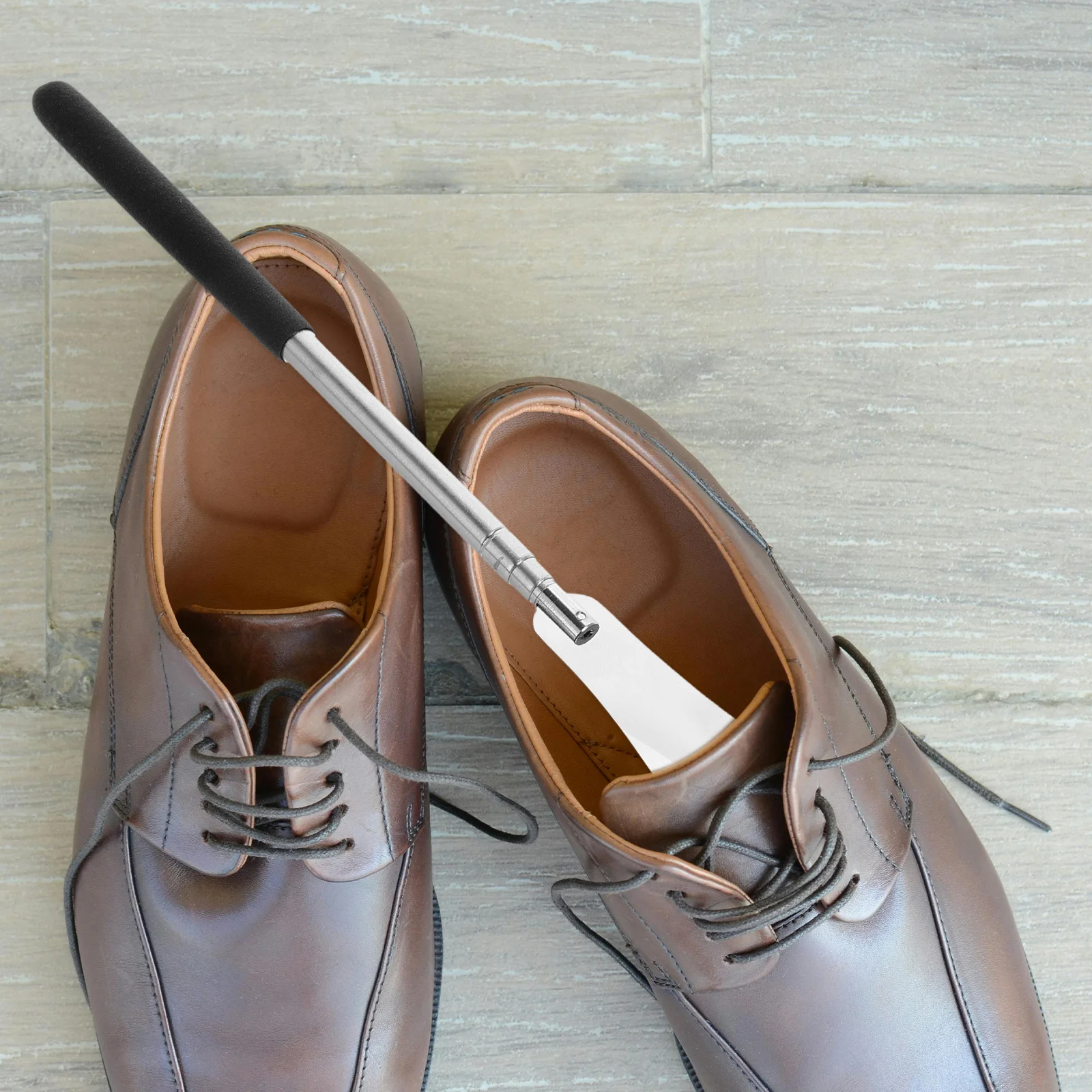 Retractable Metal Horn Long Handle Stainless Steel Boot Horn Compact Travel Durable User Friendly For Seniors Lazy Shoe Helper
Retractable Metal Horn Long Handle Stainless Steel Boot Horn Compact Travel Durable User Friendly For Seniors Lazy Shoe Helper