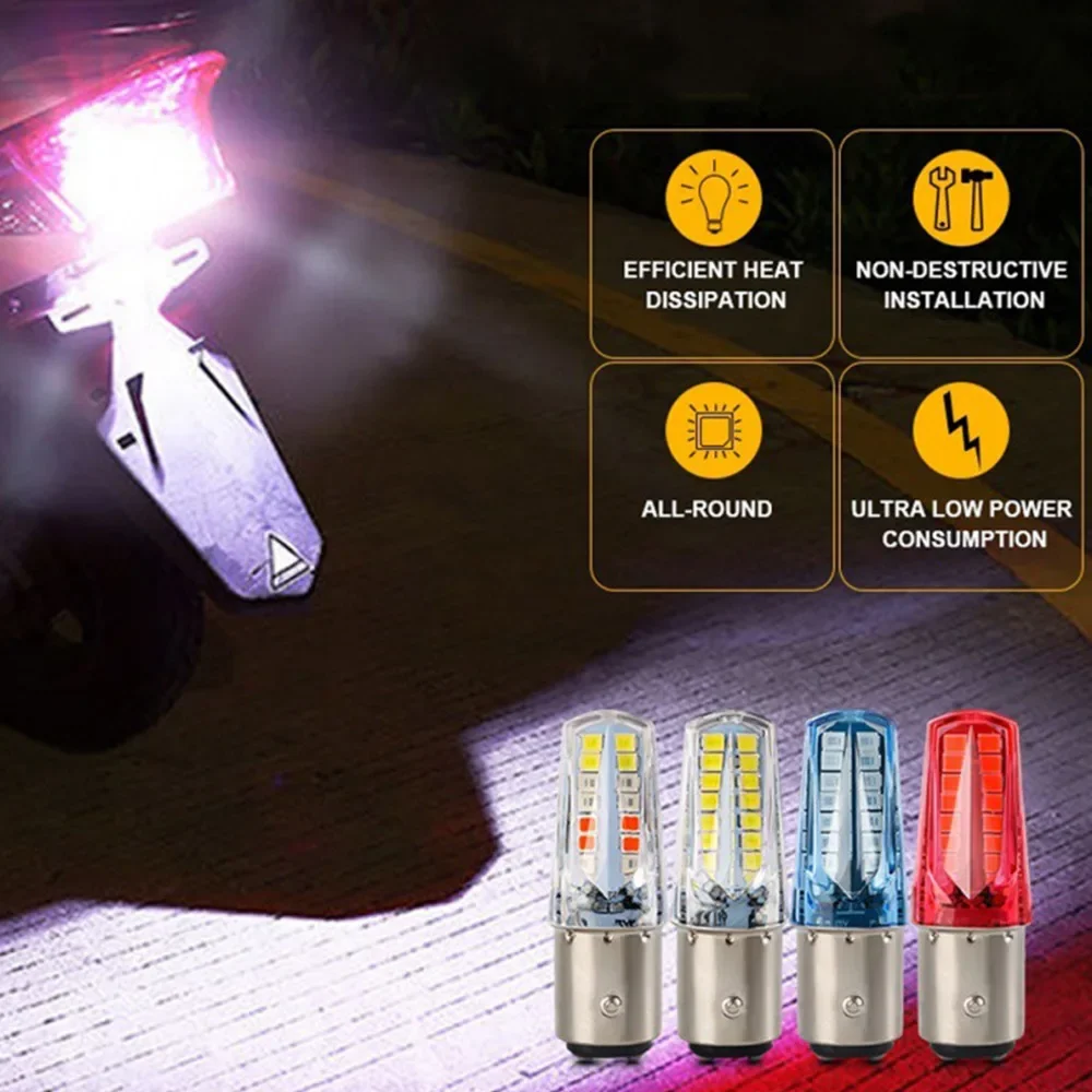 2X Universal Car Motorcycle LED Light Bulb Flowing Strobe Lamp Turn Signal Brake Light Warning Lamp Waterproof Light Accessories
2X Universal Car Motorcycle LED Light Bulb Flowing Strobe Lamp Turn Signal Brake Light Warning Lamp Waterproof Light Accessories