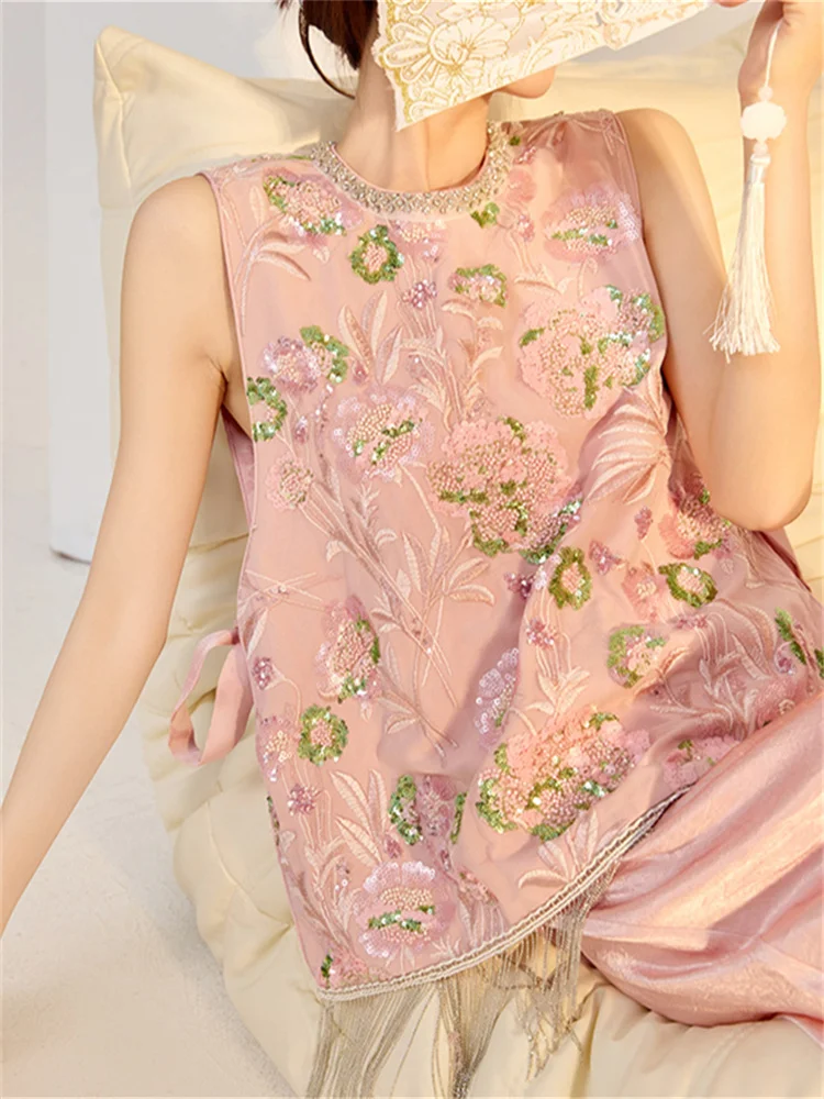 Improved Embroidered New Chinese Sle Top Slimming Women's Wear Daily Retro Sle Breathable Low Slit Svel
Improved Embroidered New Chinese Sle Top Slimming Women's Wear Daily Retro Sle Breathable Low Slit Svel