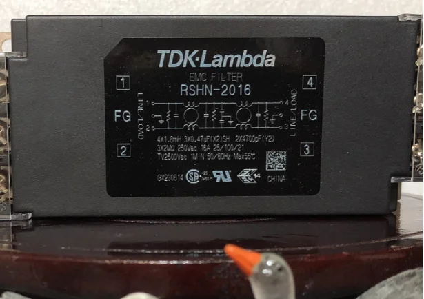 1PCS/LOT TDK LAMBDA EMC FILTER RSHN-2016 RSHN 2016
1PCS/LOT TDK LAMBDA EMC FILTER RSHN-2016 RSHN 2016