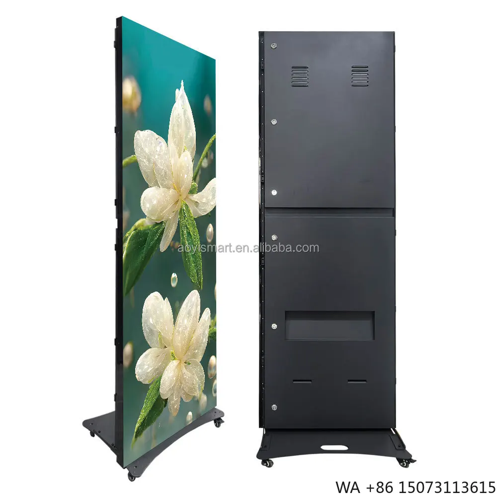Современное решение для цифровых вывесок: водонепроницаемый корпус и HDR-изображение, вертикальный LED-дисплей, LED-экран для рекламных постеров
Современное решение для цифровых вывесок: водонепроницаемый корпус и HDR-изображение, вертикальный LED-дисплей, LED-экран для рекламных постеров