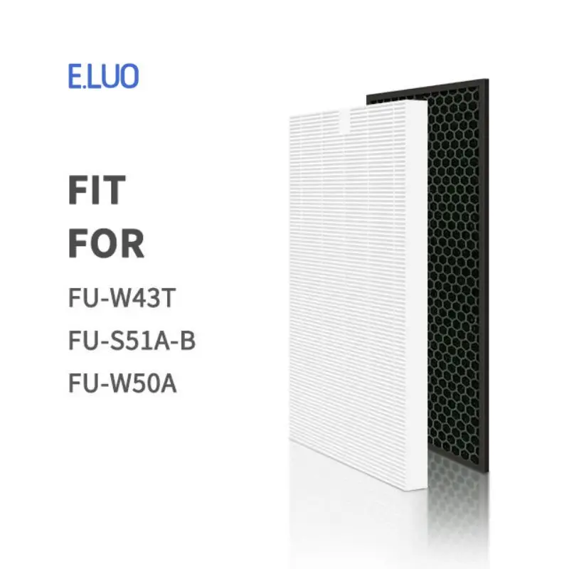 Air Purifier Filter HEPA and Activated Carbon Filter Set For Sharp FU-W240SW/SR/SB 40SAW/SAB/SAR W43T etc
Air Purifier Filter HEPA and Activated Carbon Filter Set For Sharp FU-W240SW/SR/SB 40SAW/SAB/SAR W43T etc