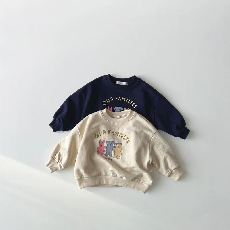 2025 Autumn New Children Long Sleeve Sweatshirt Cartoon Print Boys Casual Pullover Baby Girls Loose T Shirts Kids Clothes
2025 Autumn New Children Long Sleeve Sweatshirt Cartoon Print Boys Casual Pullover Baby Girls Loose T Shirts Kids Clothes