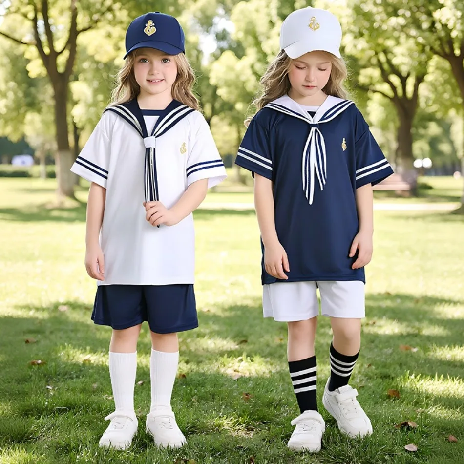 Kids Unisex Purim Naval Sailor Suit Costume Royal British Style Book Week Outfit Girls Boys Halloween Party Dress Up Set PS66
Kids Unisex Purim Naval Sailor Suit Costume Royal British Style Book Week Outfit Girls Boys Halloween Party Dress Up Set PS66