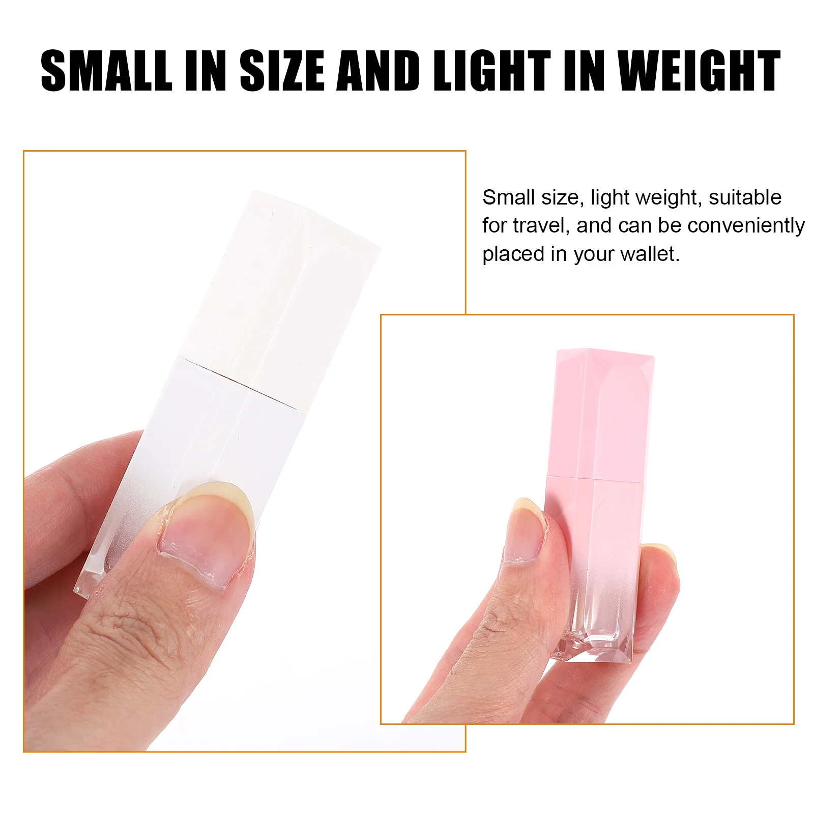 Clear Squeeze Lip Gloss Tubes Refillable DIY Container Empty Lipstick Bottle ABS Material Portable Travel Size for Lip
Clear Squeeze Lip Gloss Tubes Refillable DIY Container Empty Lipstick Bottle ABS Material Portable Travel Size for Lip