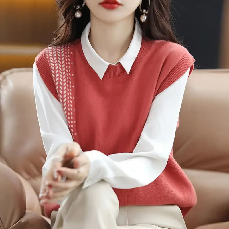 Pullover Waistcoat New Knitwear Vintage Lady Sweaters Clothing Sales The Trip Fashion 2024 Sleeveless Y2k Knit Vests for Women
Pullover Waistcoat New Knitwear Vintage Lady Sweaters Clothing Sales The Trip Fashion 2024 Sleeveless Y2k Knit Vests for Women