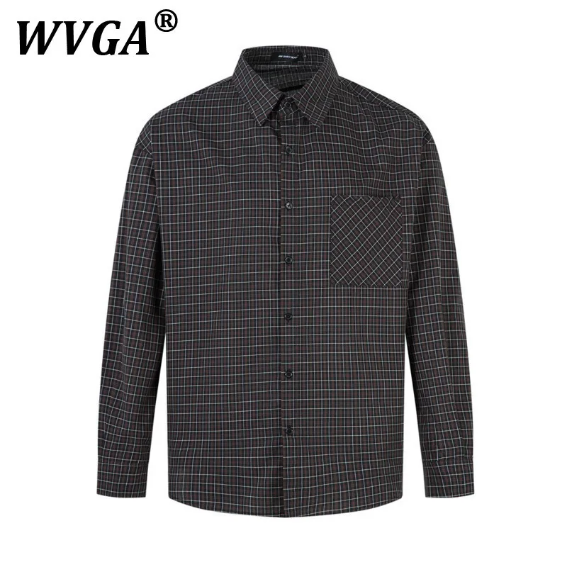 WVGA Spring Autumn New Men's Tide Checkered Design Trendy Long Sleeve Shirts Niche Chic Casual Turn-Down Collar Shirt Ins W10682
WVGA Spring Autumn New Men's Tide Checkered Design Trendy Long Sleeve Shirts Niche Chic Casual Turn-Down Collar Shirt Ins W10682