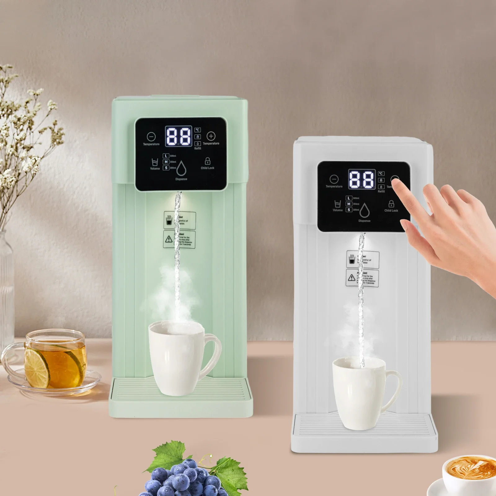 1500W Convenient Water Dispenser, Small Press Type Water Dispenser, Office Bedroom Drinking Water Fast and Convenient
1500W Convenient Water Dispenser, Small Press Type Water Dispenser, Office Bedroom Drinking Water Fast and Convenient
