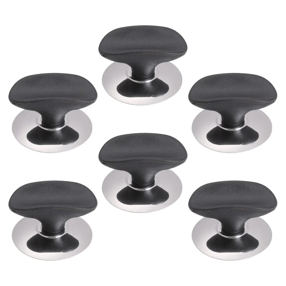 Pot Lid Knobs Black Plastic Lids Handle Heat Resistant Stainless Steel Pot Cover Handles Universal Style Smooth Edges
Pot Lid Knobs Black Plastic Lids Handle Heat Resistant Stainless Steel Pot Cover Handles Universal Style Smooth Edges