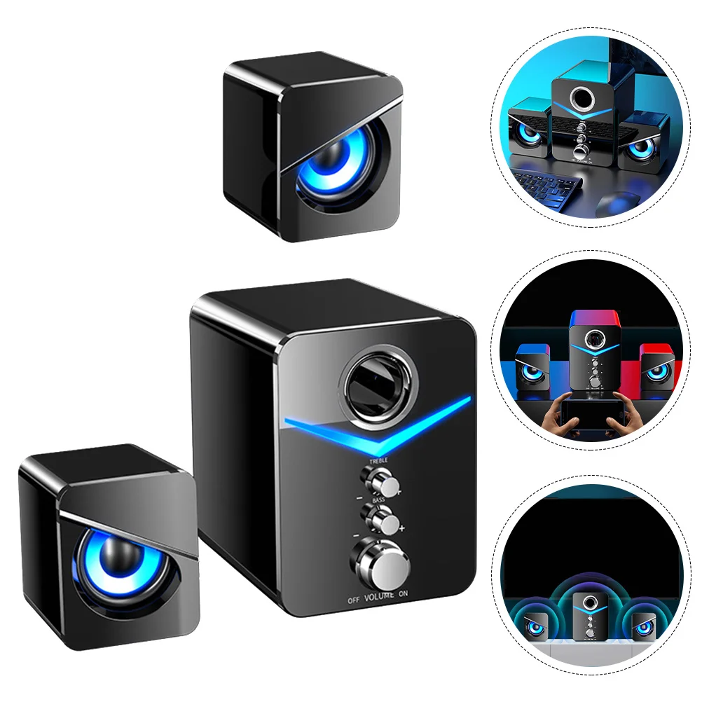 3Pcs Speaker Sturdy Wear Resistance Computer Audios USB Audio Stylish Compact for Music Series Games
3Pcs Speaker Sturdy Wear Resistance Computer Audios USB Audio Stylish Compact for Music Series Games