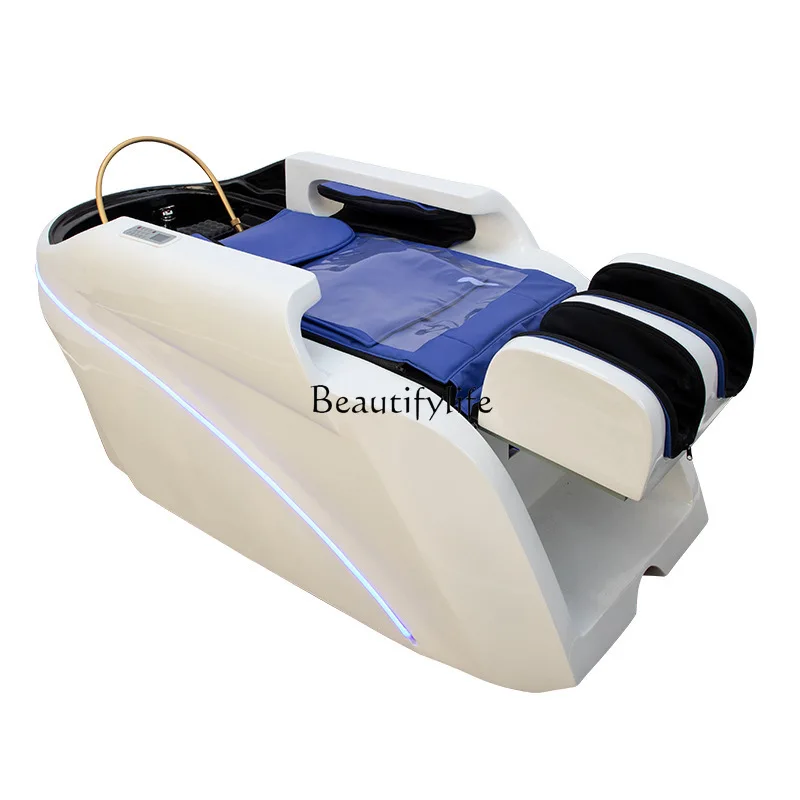 Electric massage shampoo bed Automatic intelligent ceramic basin Full lying flush bed
Electric massage shampoo bed Automatic intelligent ceramic basin Full lying flush bed