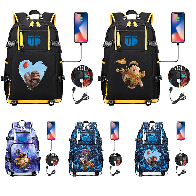 Cartoon Movie Up Multifuction Boys Students Schoolbag Large Capacity Laptop Bag Waterproof USB Charging Backpack
Cartoon Movie Up Multifuction Boys Students Schoolbag Large Capacity Laptop Bag Waterproof USB Charging Backpack